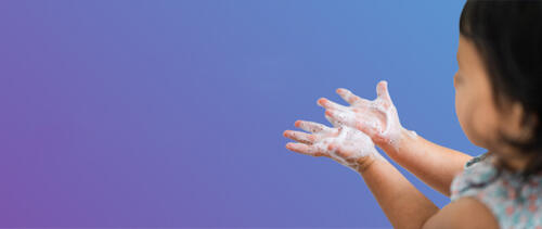 Droge kinderhandjes door te veel wassen